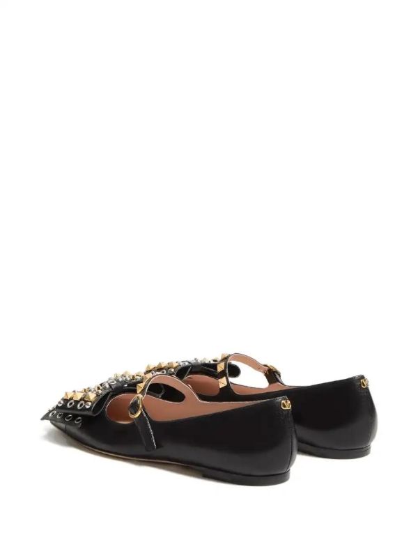 Valentino Garavani Bowow Ballet Flats | Browns Ballerina Shoes
