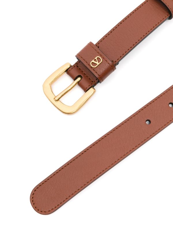 Valentino Garavani Brown VLogo Signature Belt | Browns Belts