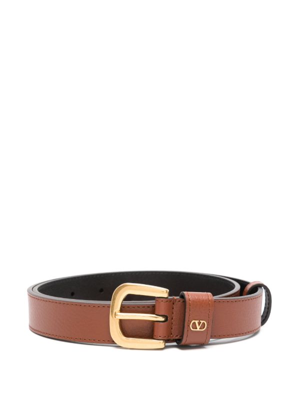 Valentino Garavani Brown VLogo Signature Belt | Browns Belts