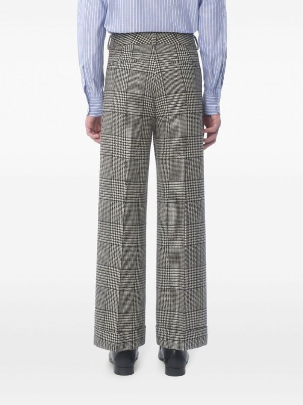 Valentino Garavani Checked Wool Trousers | Browns Tailored Pants