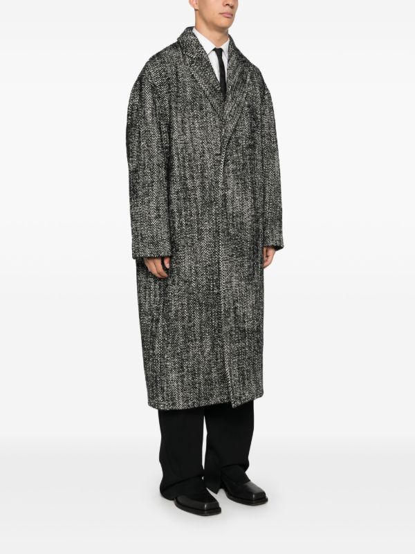 Valentino Garavani Chevron Pattern Coat | Browns Single Breasted Coats