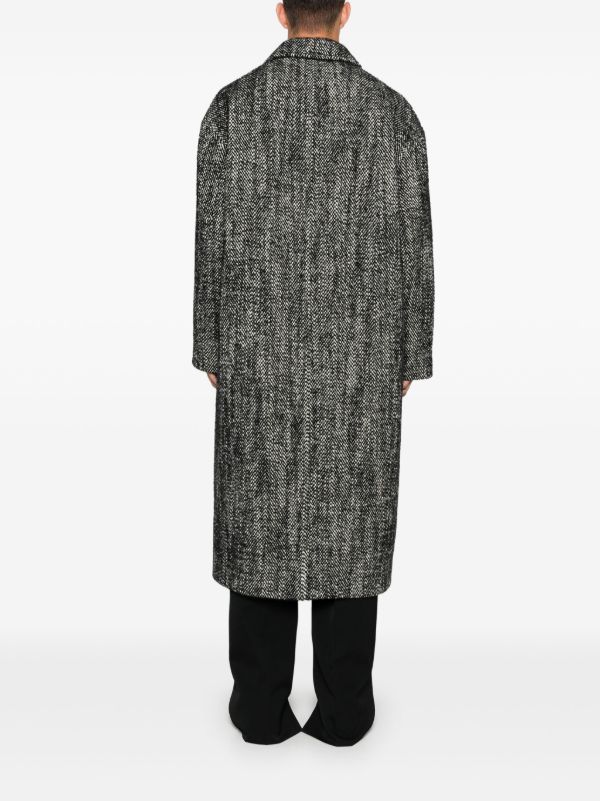 Valentino Garavani Chevron Pattern Coat | Browns Single Breasted Coats