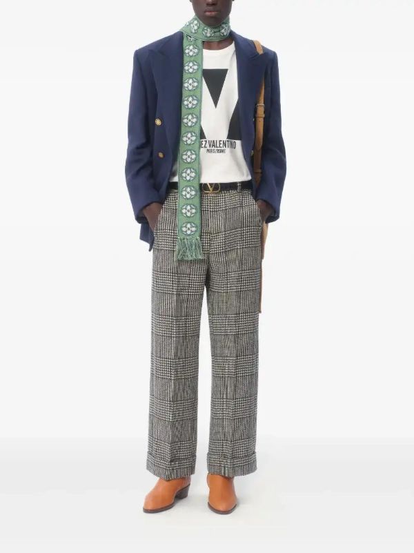 Valentino Garavani Chez Valentino-Print Cotton T-shirt | Browns T-Shirts