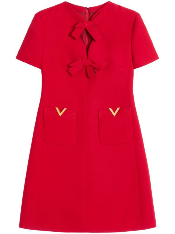 Valentino Garavani Crepe Couture Mini Dress | Browns Day Dresses