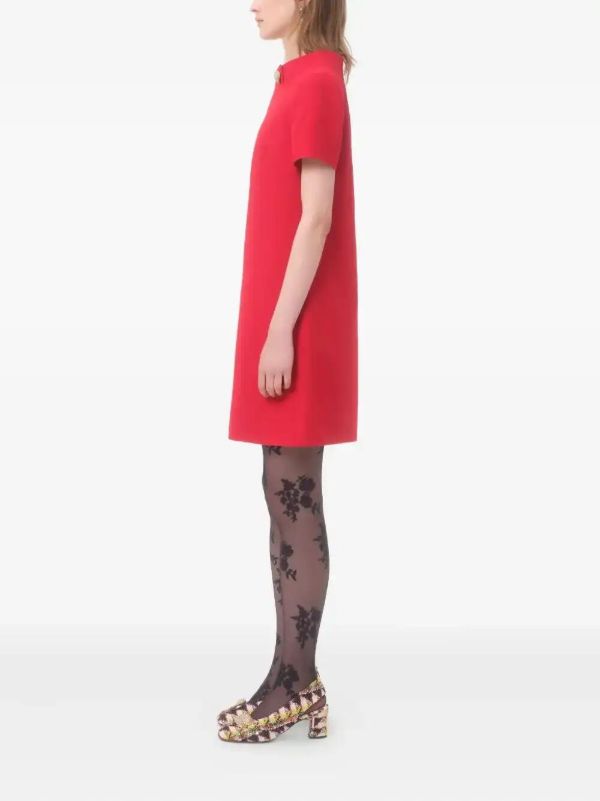 Valentino Garavani Crepe Couture Minidress | Browns Day Dresses