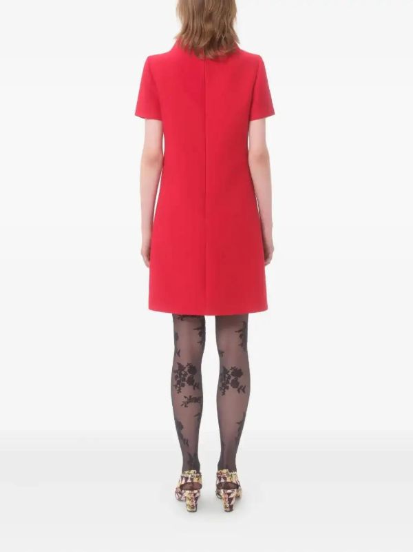 Valentino Garavani Crepe Couture Minidress | Browns Day Dresses