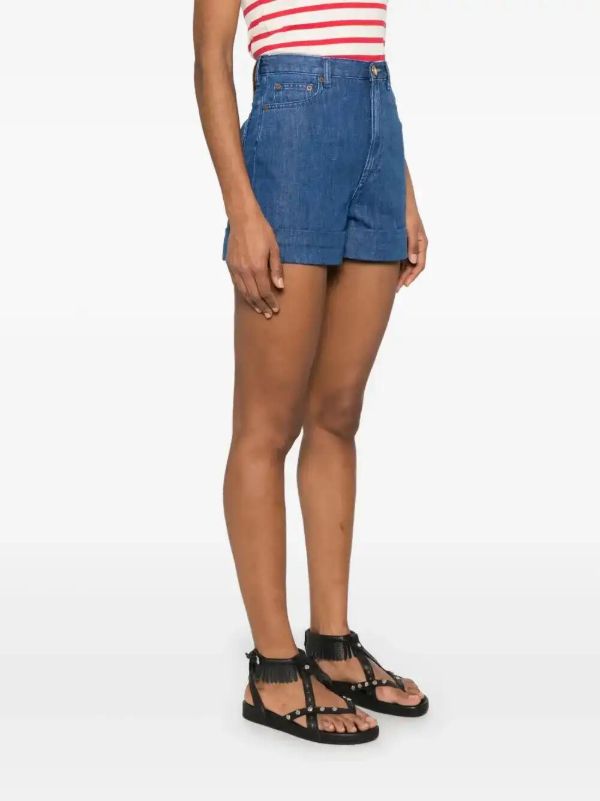 Valentino Garavani Denim Shorts | Browns Denim Shorts