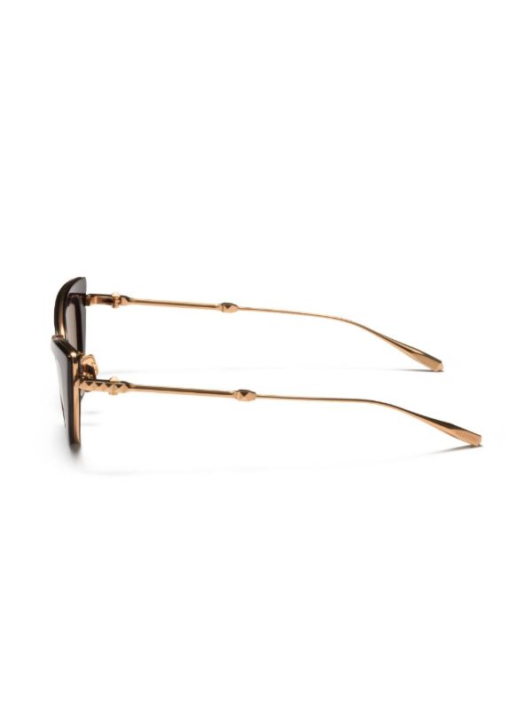 VALENTINO GARAVANI EYEWEAR Black Rockstud Cat-eye Sunglasses | Browns Sunglasses