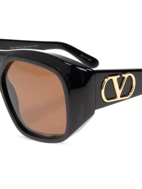 VALENTINO GARAVANI EYEWEAR Geometric-frame Sunglasses | Browns Sunglasses