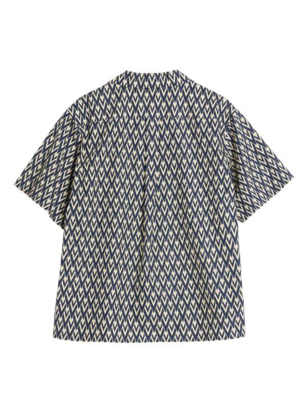 Valentino Garavani Geometric-Print Shirt | Browns Shirts