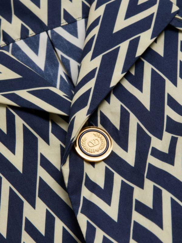 Valentino Garavani Geometric-Print Shirt | Browns Shirts