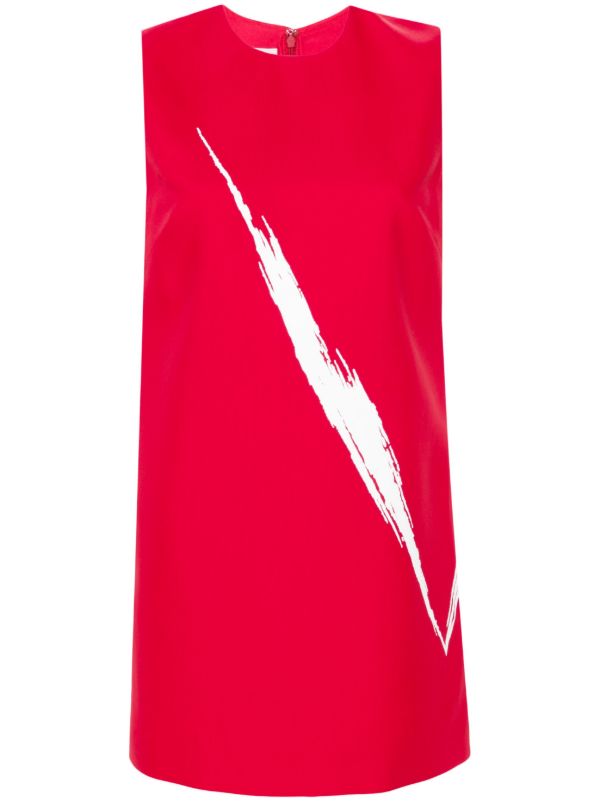 Valentino Garavani Graphic Print Mini Dress | Browns Day Dresses