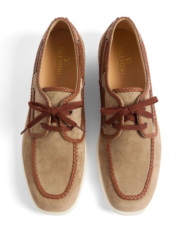 Valentino Garavani Lace-Up Boat Shoes | Browns Loafers