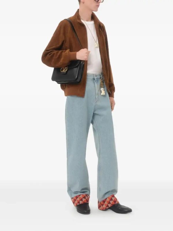 Valentino Garavani Logo-embroidered Crew Neck T-shirt | Browns T-Shirts