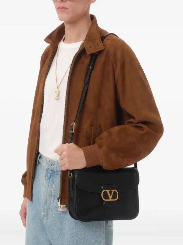 Valentino Garavani Logo-embroidered Crew Neck T-shirt | Browns T-Shirts