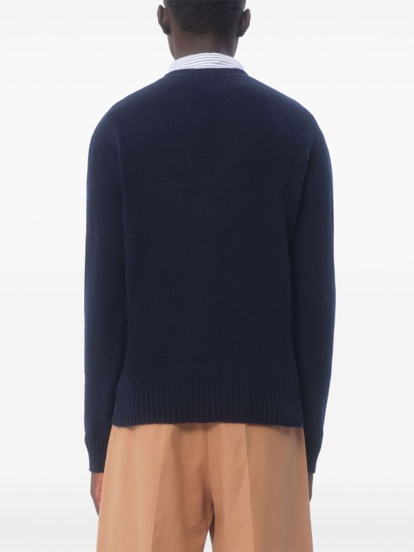Valentino Garavani Logo-embroidery Jumper | Browns Knitted Sweaters