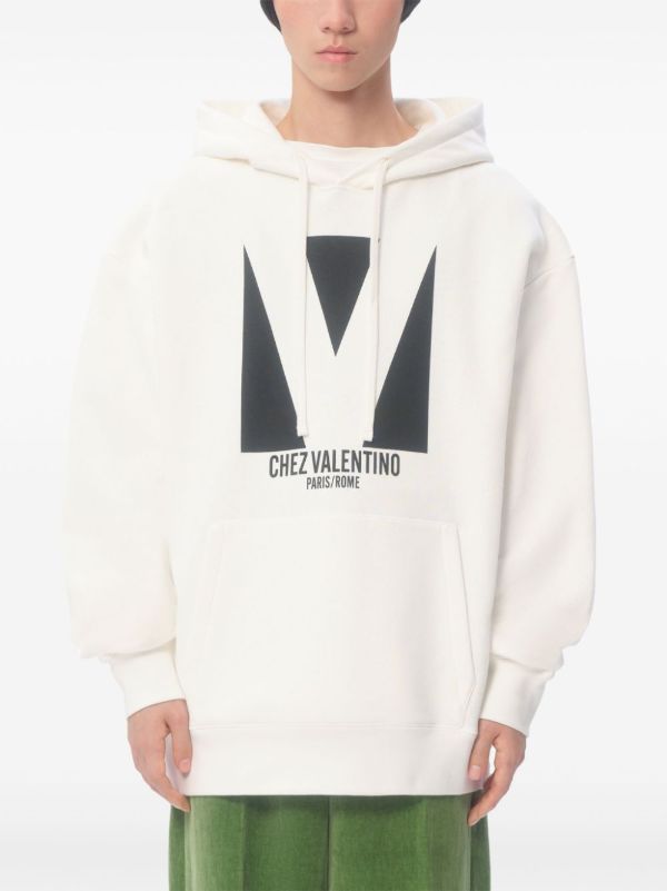 Valentino Garavani Logo-print Hoodie | Browns Hoodies