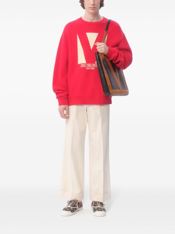 Valentino Garavani Logo-Print Sweatshirt | Browns Sweatshirts