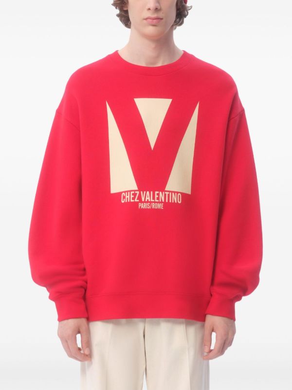 Valentino Garavani Logo-Print Sweatshirt | Browns Sweatshirts