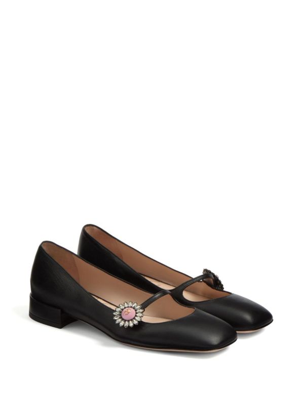 Valentino Garavani Mary Jane Ballet Flats | Browns Ballerina Shoes