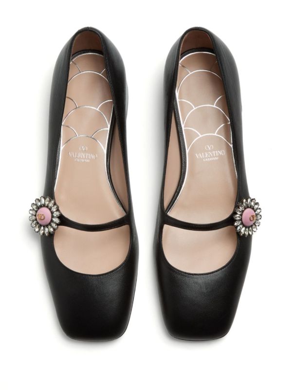 Valentino Garavani Mary Jane Ballet Flats | Browns Ballerina Shoes