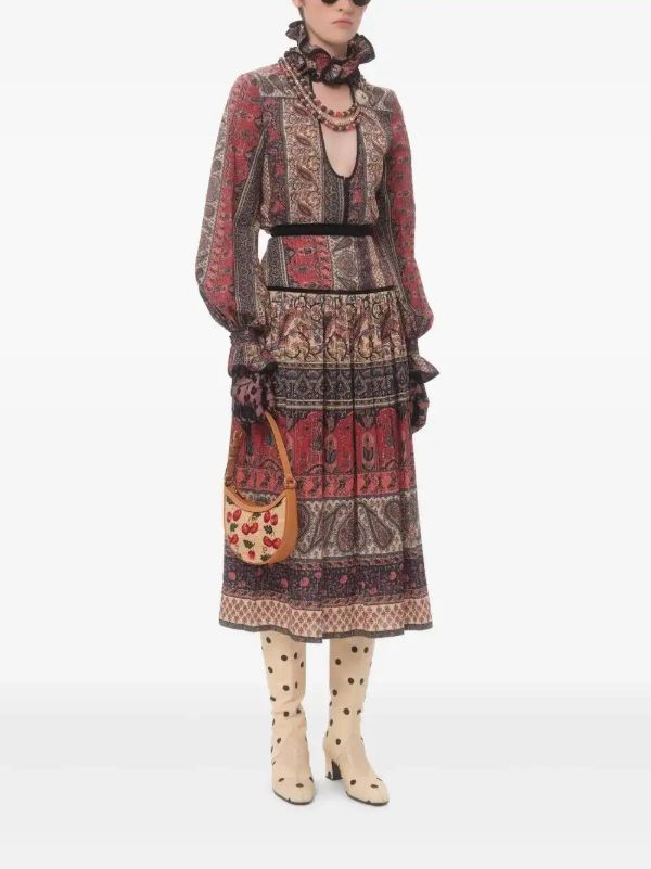 Valentino Garavani Mini VLogo Signature Cherryfic-print Shoulder Bag | Browns Shoulder Bags