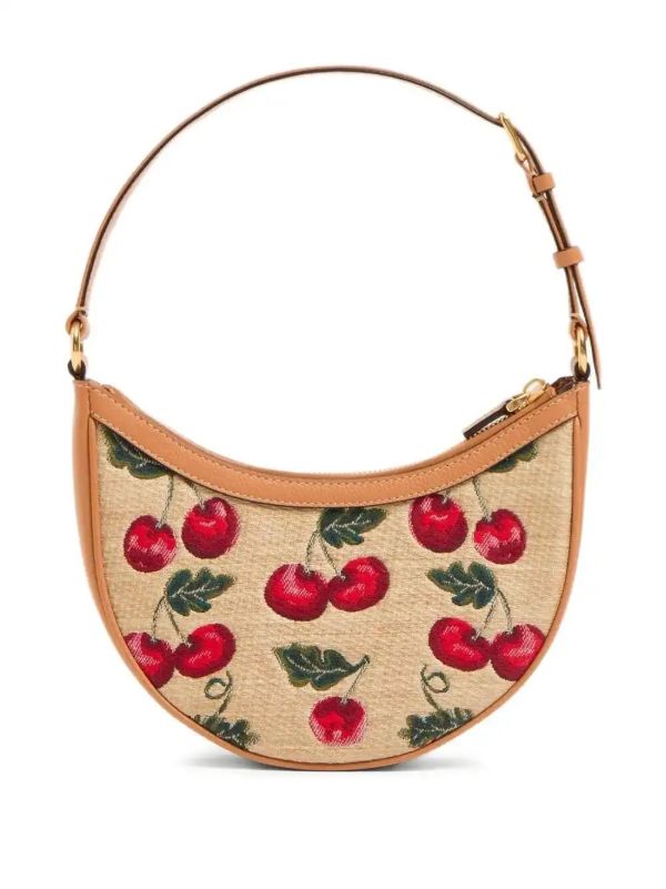 Valentino Garavani Mini VLogo Signature Cherryfic-print Shoulder Bag | Browns Shoulder Bags