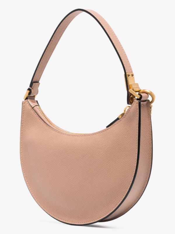 Valentino Garavani Neutral VLogo Signature Mini Leather Shoulder Bag | Browns Shoulder Bags