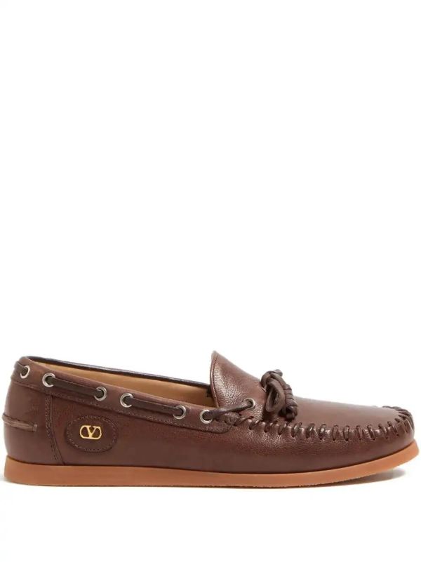 Valentino Garavani Palm Avenue boat shoes | Browns Boat Shoes
