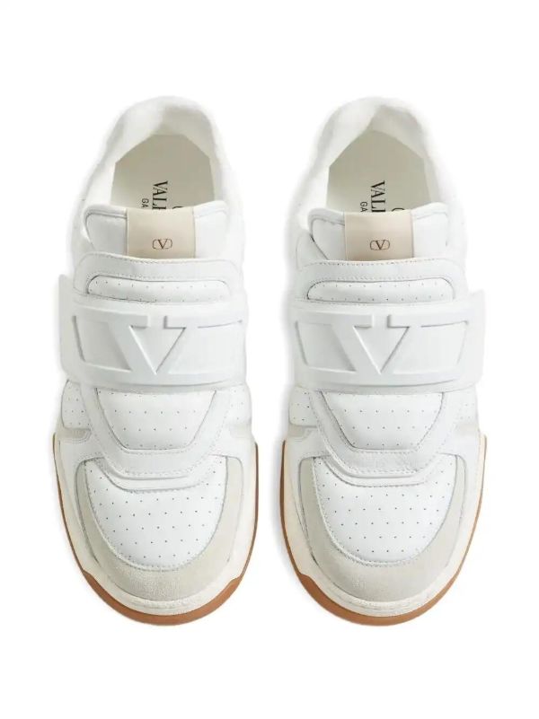 Valentino Garavani Perforated Strap Sneakers | Browns Low-Tops