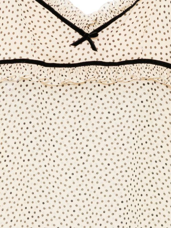 Valentino Garavani Polka Dot Camisole | Browns Camisoles & Corsets