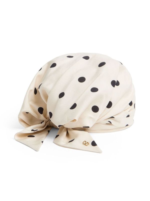 Valentino Garavani Polka-Dot Head Scarf | Browns Hats