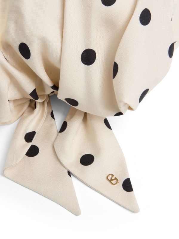Valentino Garavani Polka-Dot Head Scarf | Browns Hats
