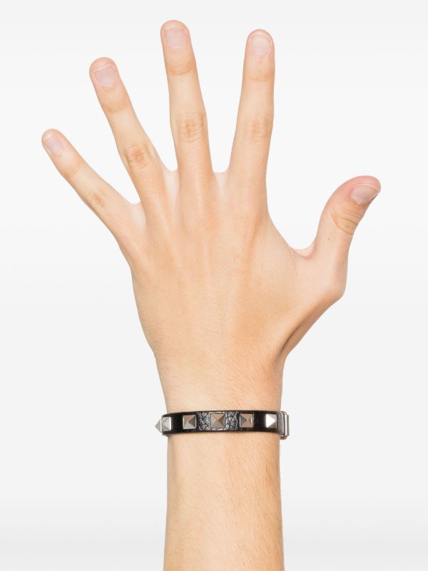 Valentino Garavani Rockstud Leather Bracelet | Browns Bracelets
