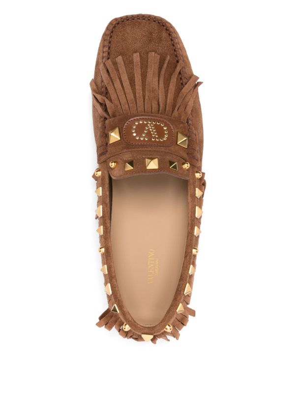 Valentino Garavani Rockstud Loafers | Browns Loafers