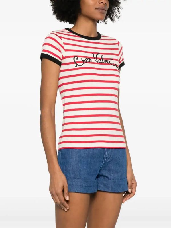 Valentino Garavani Striped T-shirt | Browns T-Shirts & Jersey Shirts
