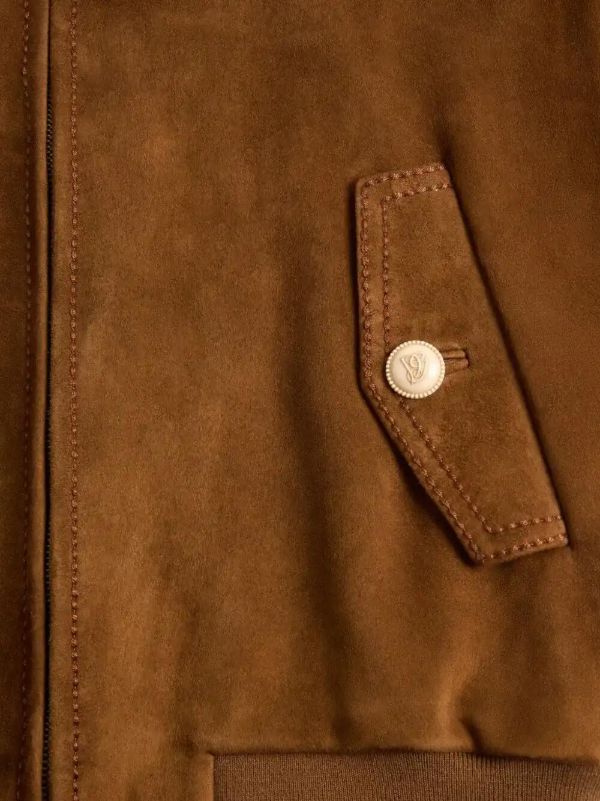 Valentino Garavani Suede Jacket | Browns Leather Jackets