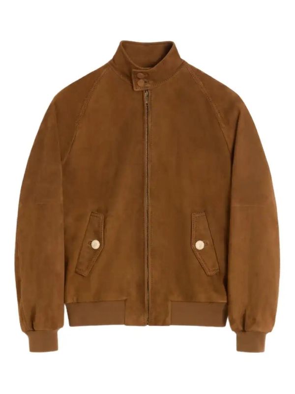 Valentino Garavani suede jacket | Browns Leather Jackets