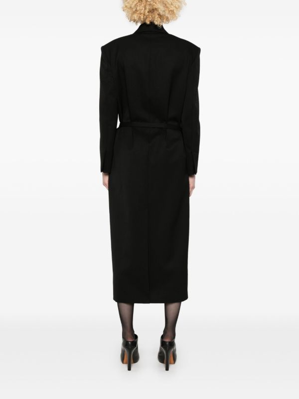 Valentino Garavani Tied Long Coat | Browns Double Breasted & Peacoats