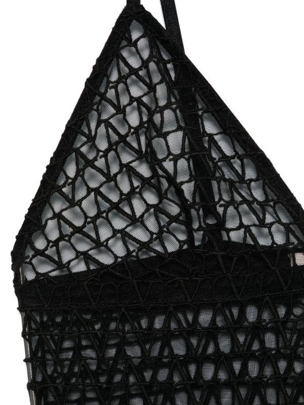 Valentino Garavani Toile Iconographe Bodysuit | Browns Vests & Tank Tops