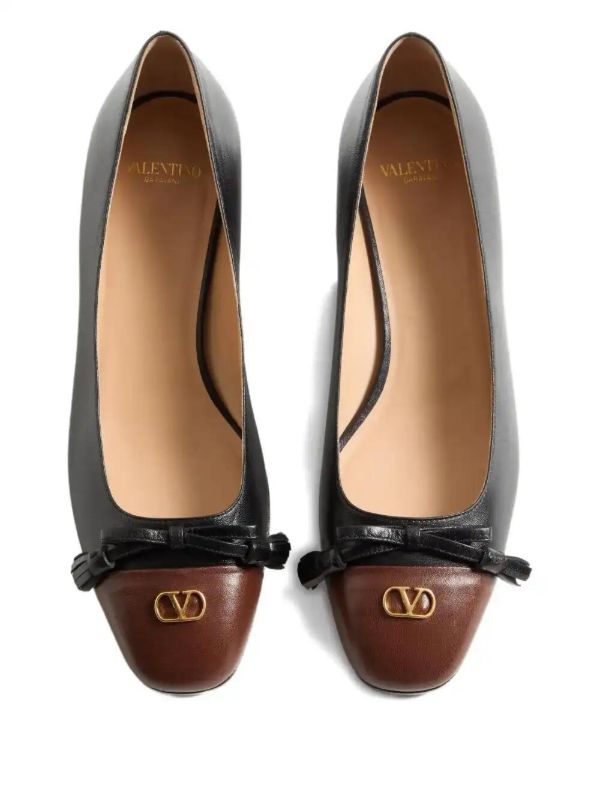Valentino Garavani Valet Ballet Flats | Browns Ballerina Shoes