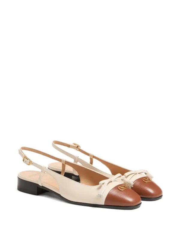 Valentino Garavani Valet Du Roi Kid Ballet Flats | Browns Ballerina Shoes