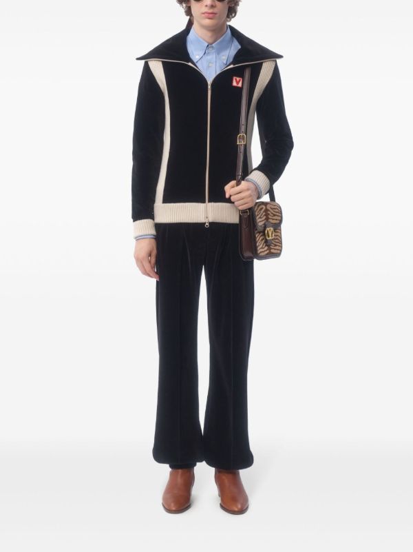 Valentino Garavani Velvet Track Pants | Browns Sweatpants