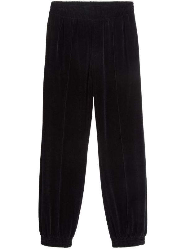 Valentino Garavani Velvet Track Pants | Browns Sweatpants