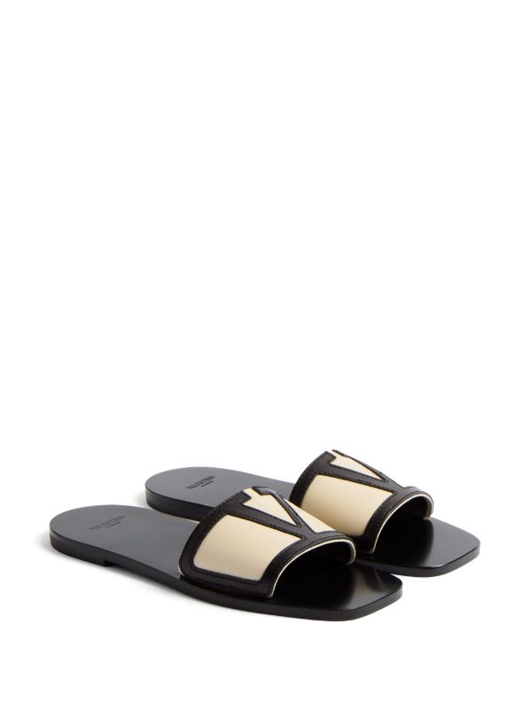 Valentino Garavani VLogo Sandals | Browns Flip Flops & Slides