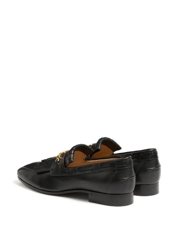 Valentino Garavani VLogo Signature Fringed Loafers | Browns Loafers