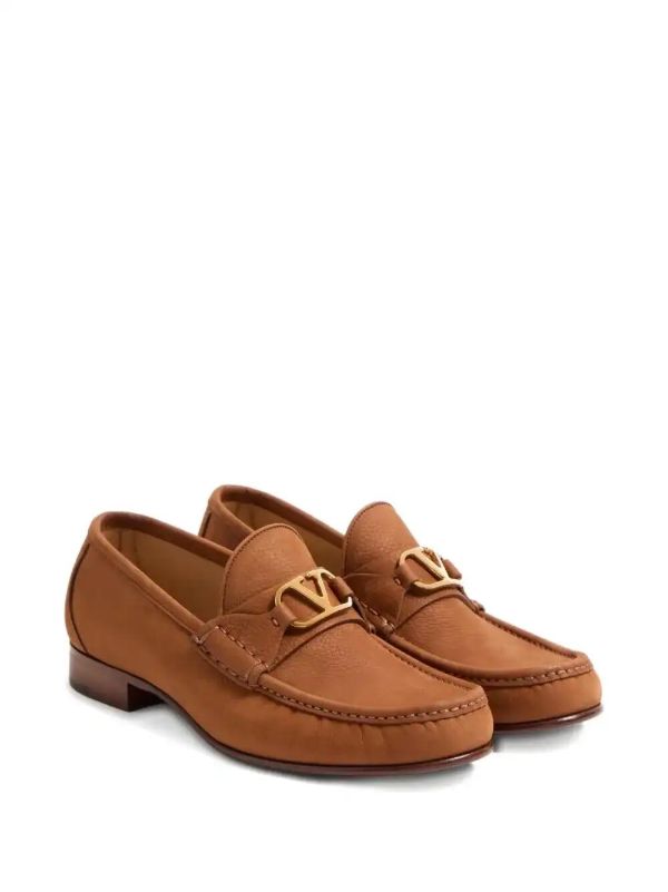 Valentino Garavani VLogo Suede Loafers | Browns Loafers