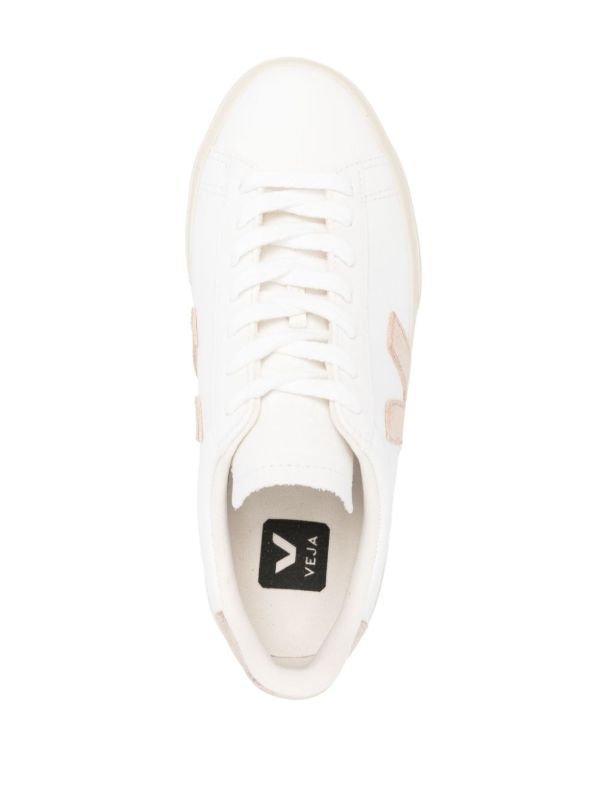 VEJA White Campo Leather Sneakers | Browns Sneakers