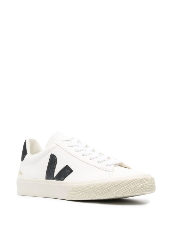 VEJA White Campo Leather Sneakers | Browns Sneakers