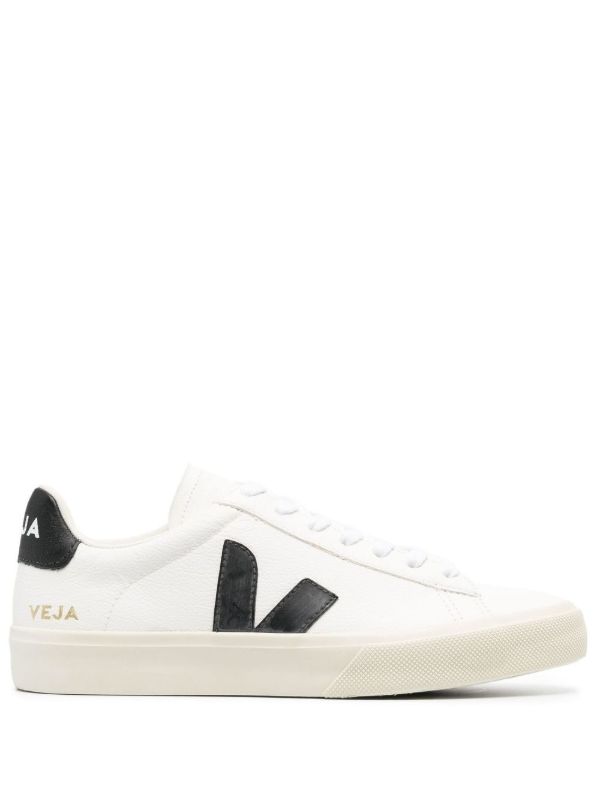 VEJA White Campo Leather Sneakers | Browns Sneakers